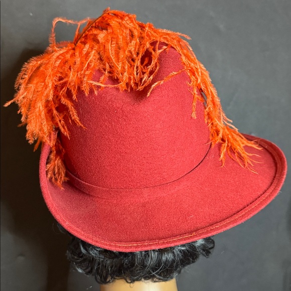Vintage Bollmam & Company Feather Wool Hat - Picture 5 of 15